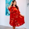 Red Batik dress