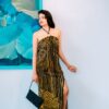 Black Tie Up Dress