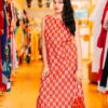 Xmas tree print dress