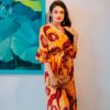 Red and Yellow dress