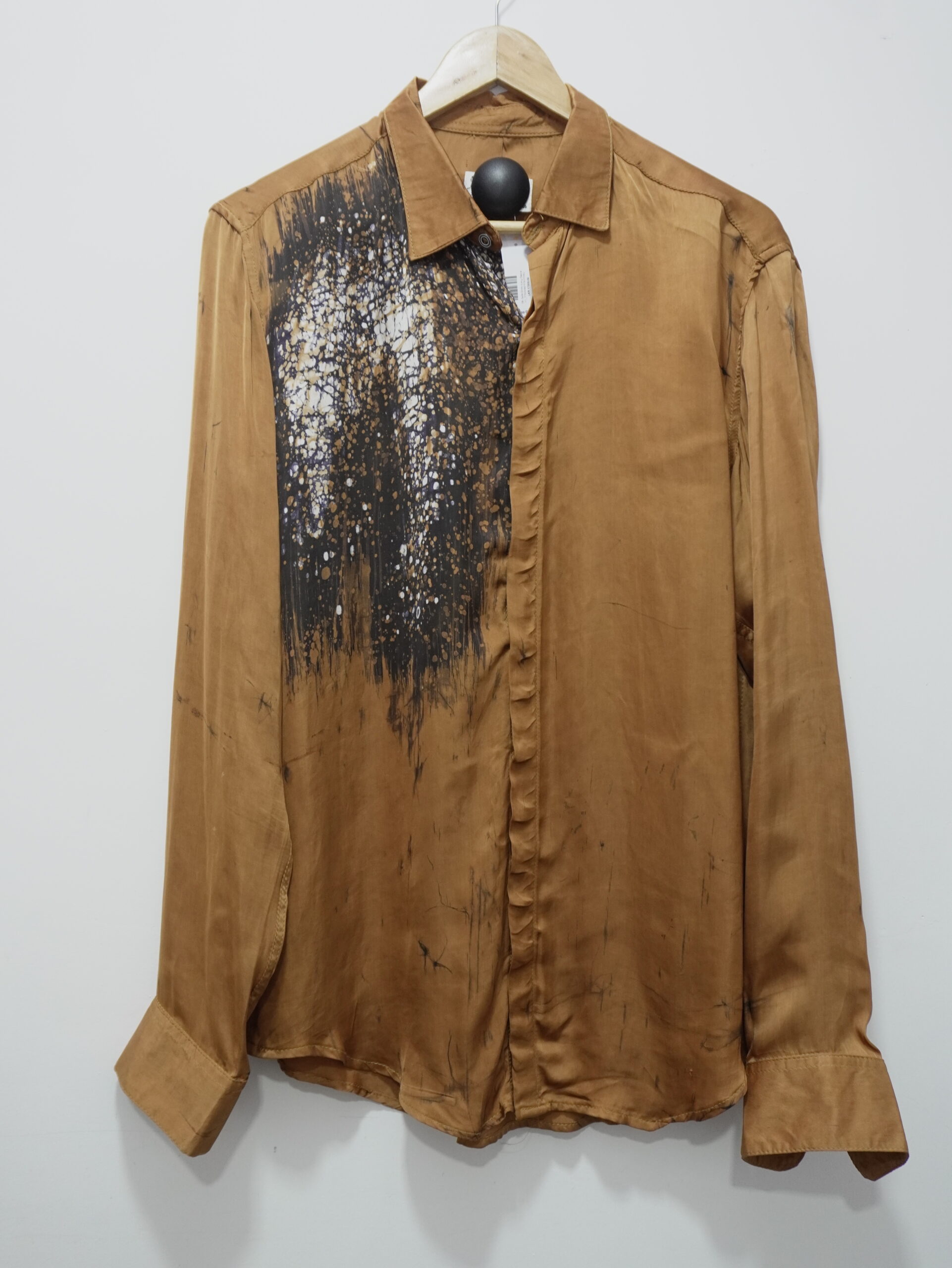 Brown Silk Shirt