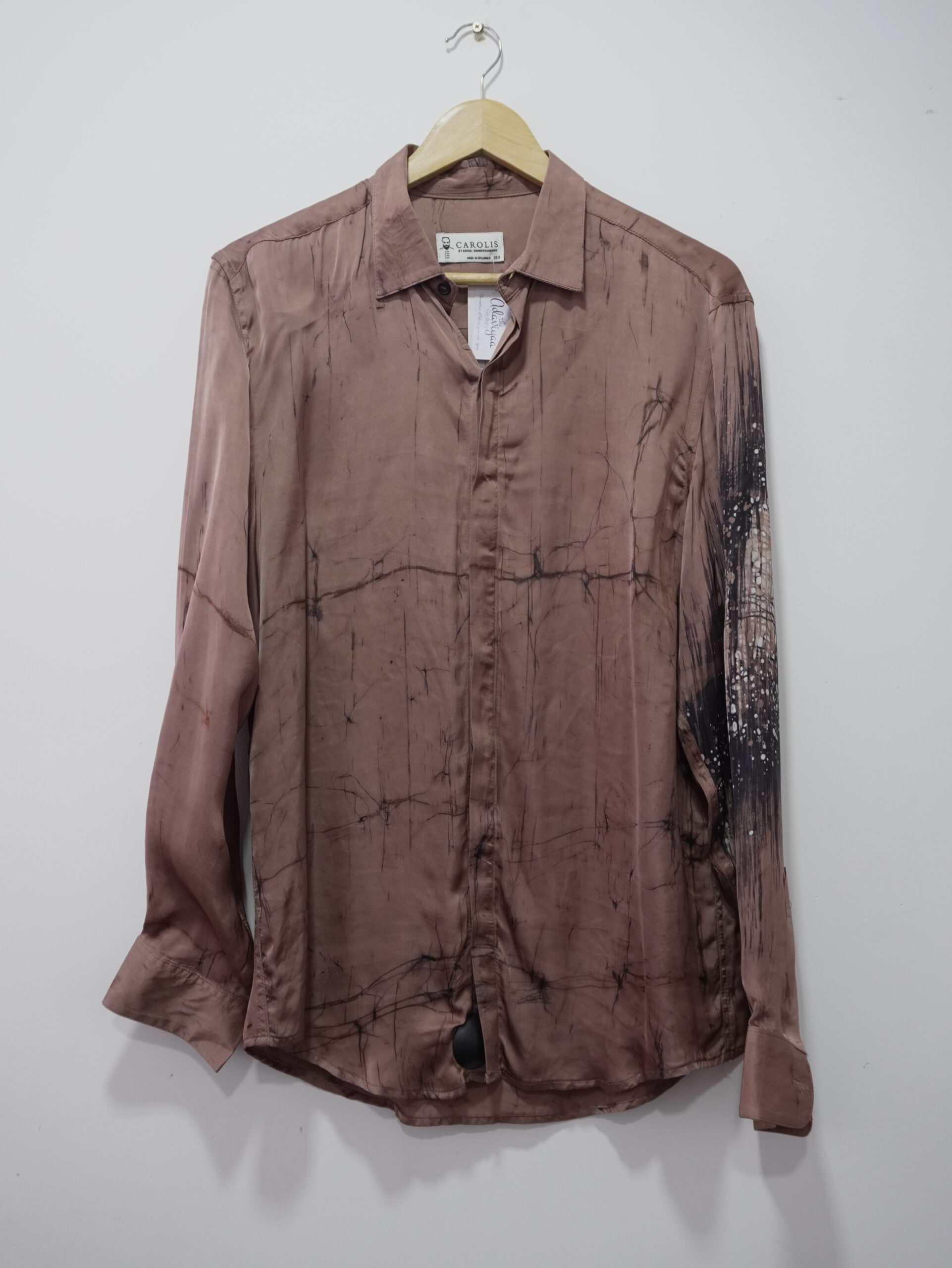 Brown Silk Shirt