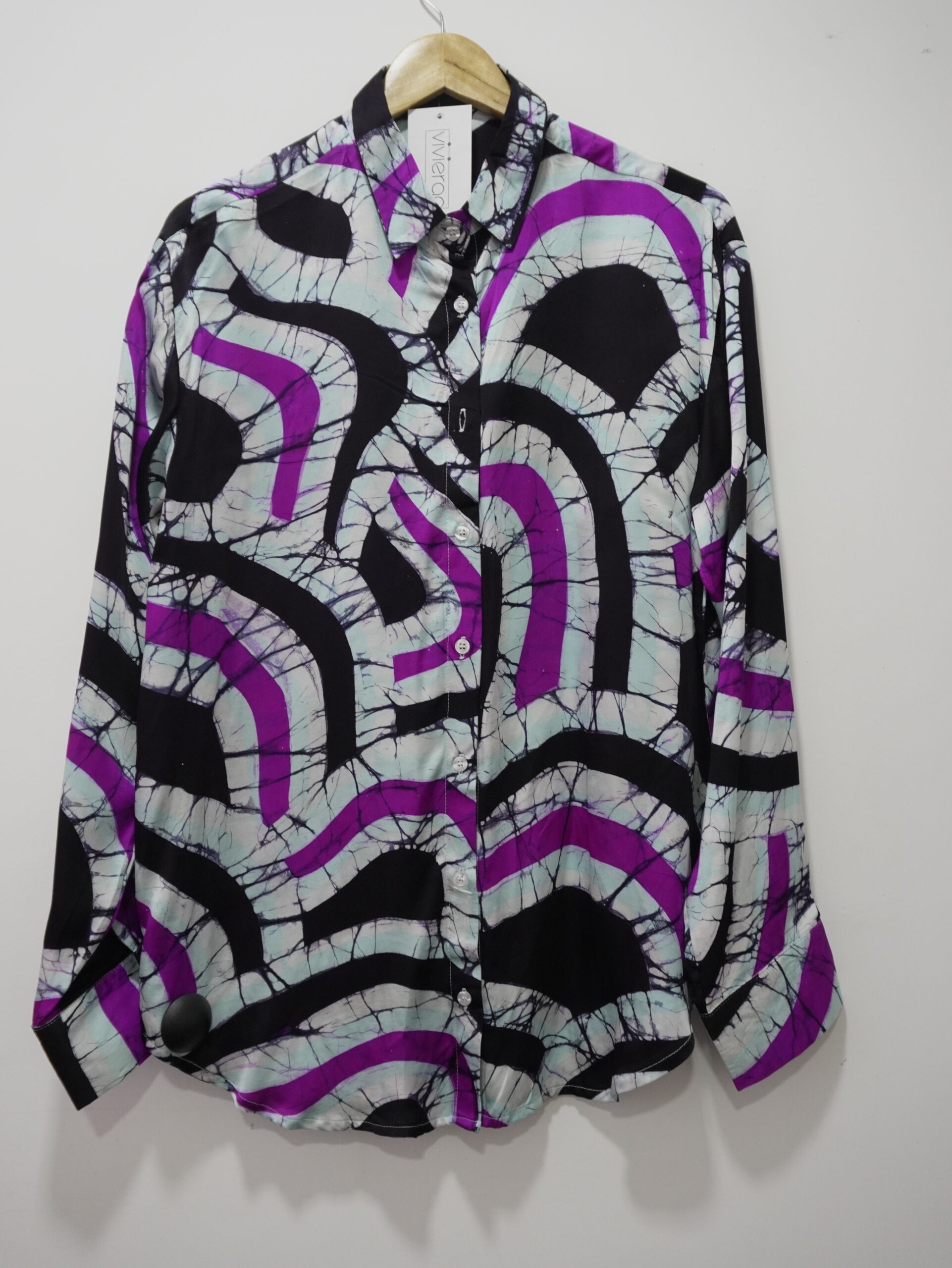 Multi Colour Silk Shirt