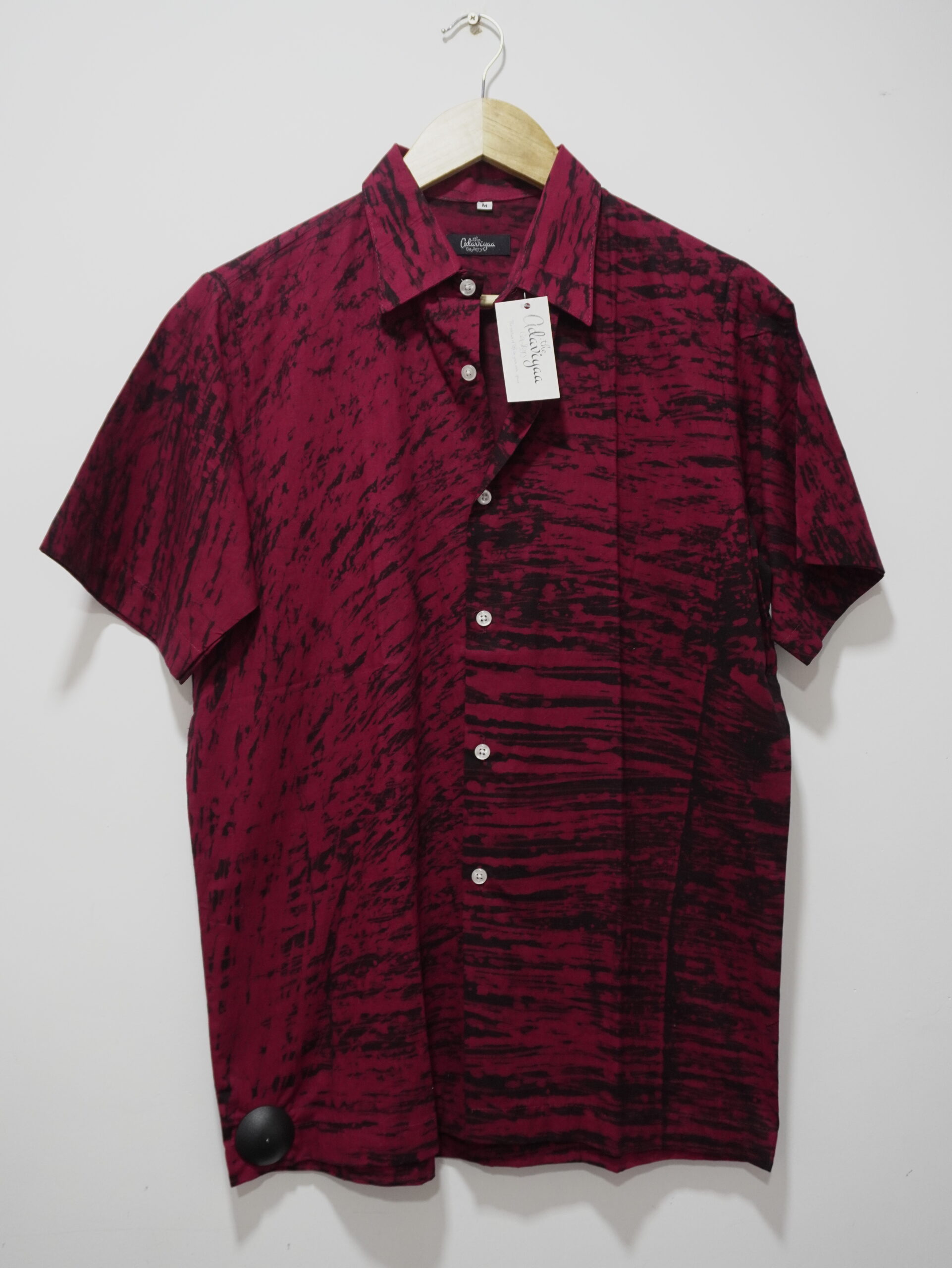 Maroon Cotton Shirt