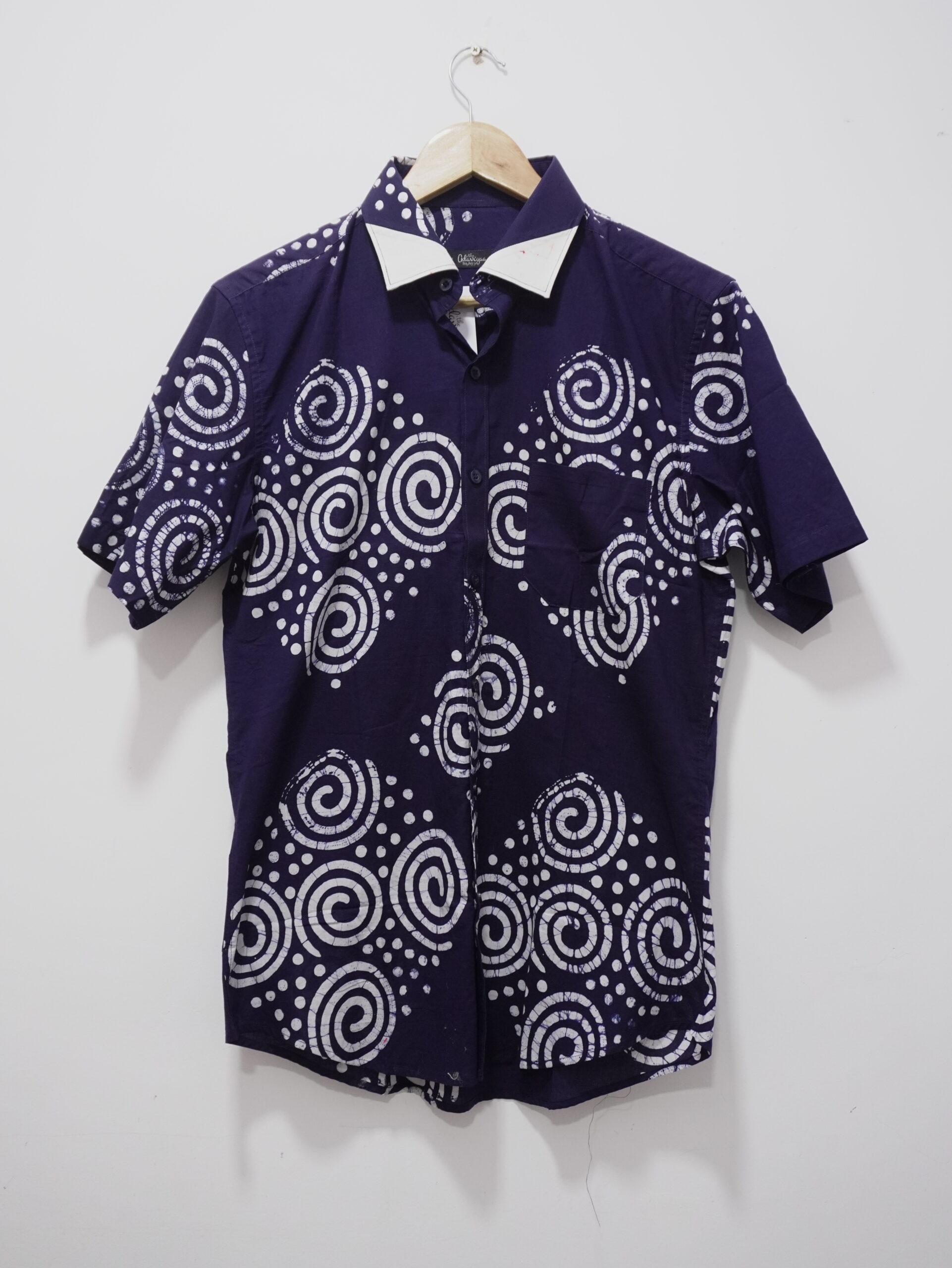 Dark Blue Cotton Shirt