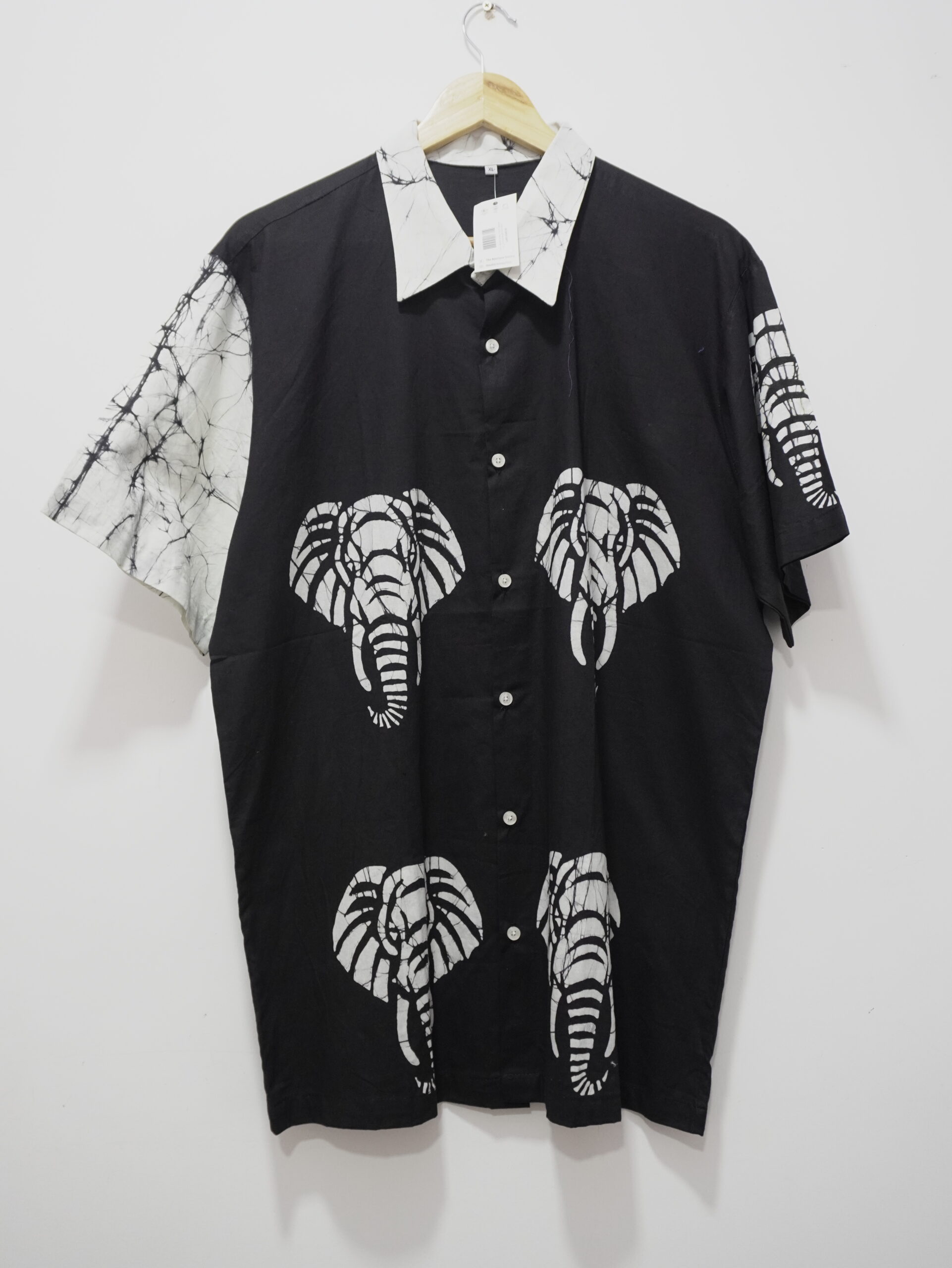 Black And White Cotton Shirt