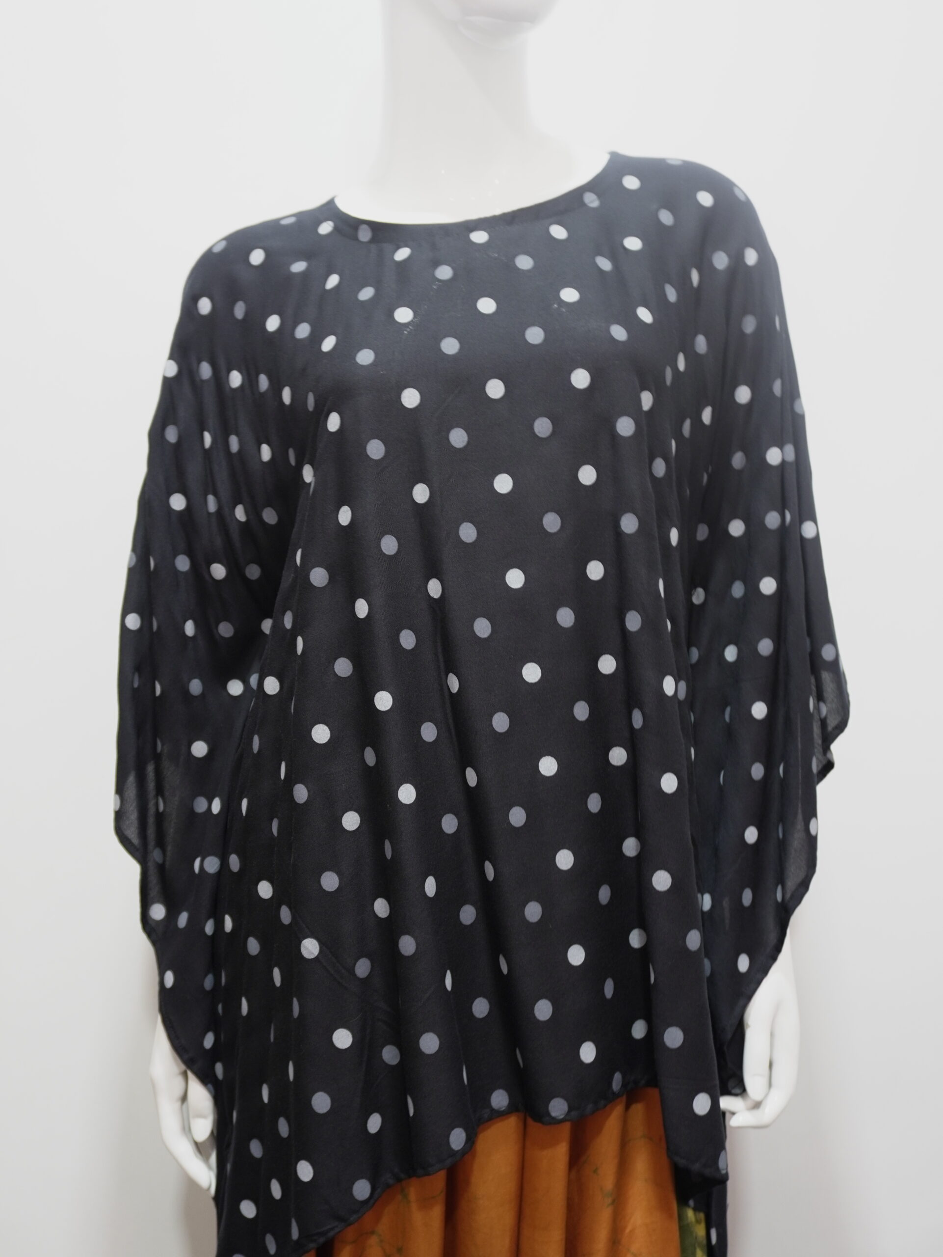 Black And White Dot Top