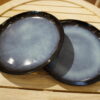 Rustique blue dinner plates