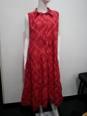 Red shirt color dress