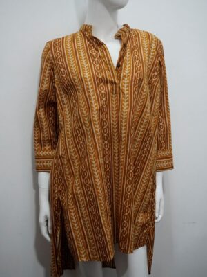 Yellow stripe dress
