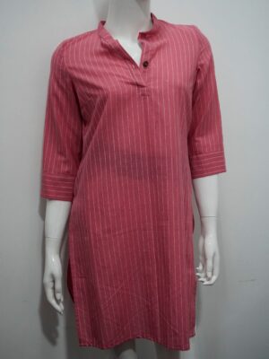 Pink stripe design top