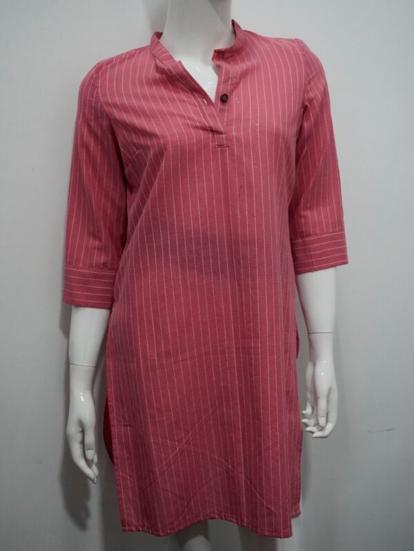 Pink stripe design top