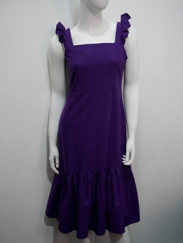 Purple plan dress
