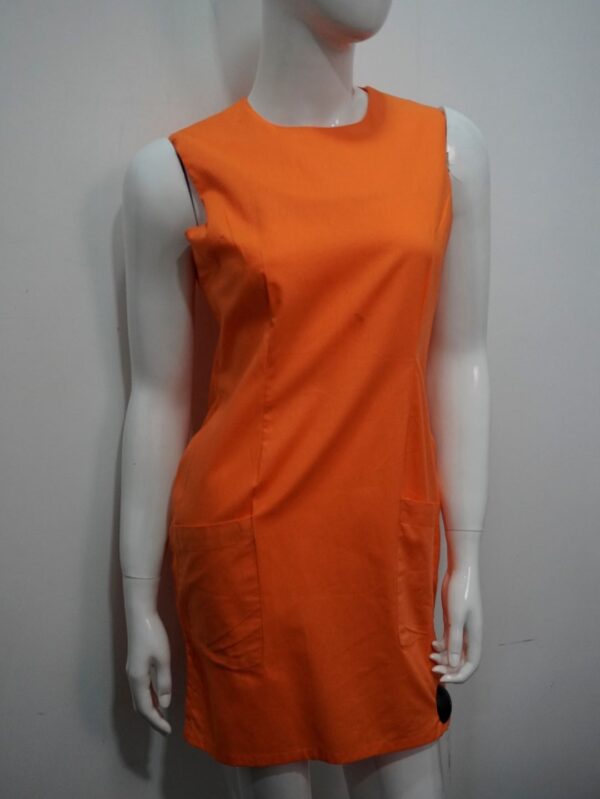 Orange short dress