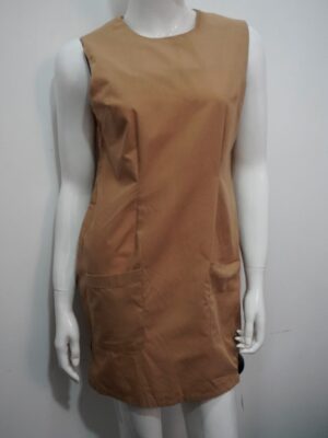 beige colour dress