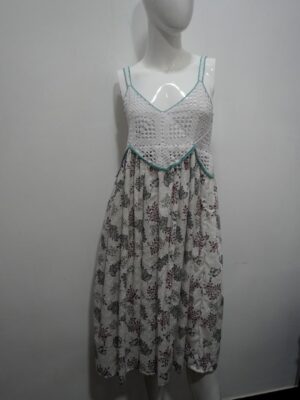 White cutlone dress