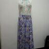 Blue and pink dress